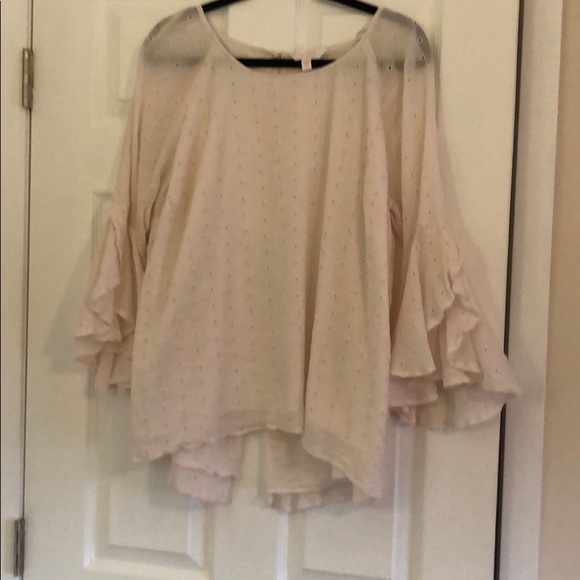 Lauren Conrad eyelet cotton top - Picture 1 of 4